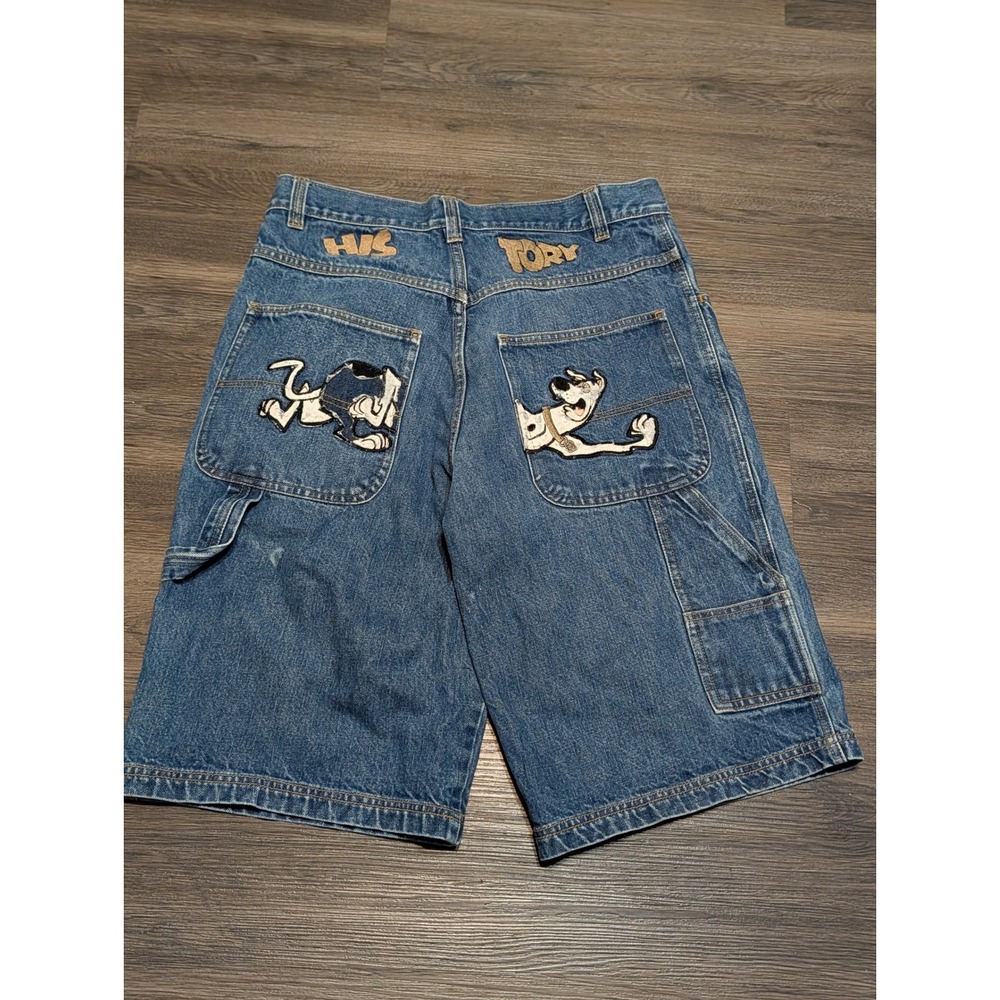 Iceberg History Scooby Doo Carpenter Jorts Mens 36 Made in Italy Vintage 90s